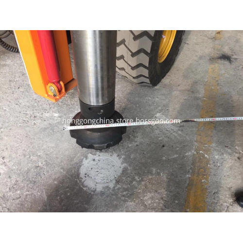 Dust sucked Pile Driver